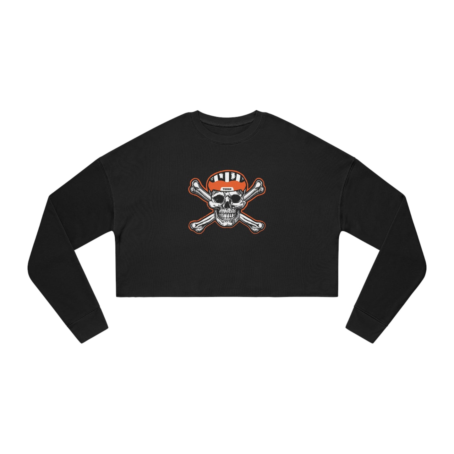 Women's Skull Cropped Sweatshirt