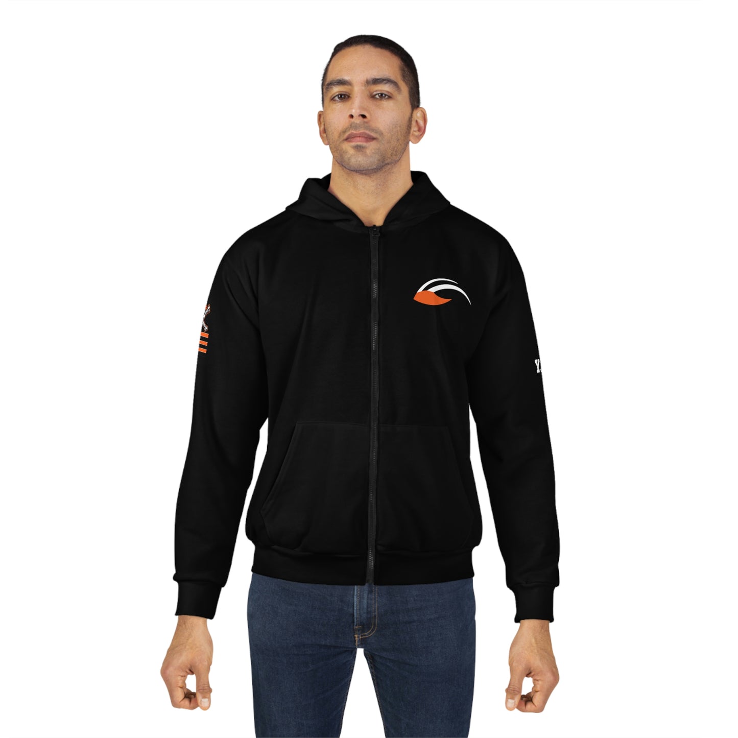 AOP Unisex Zip Hoodie
