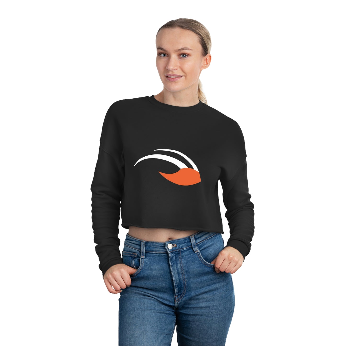 Women's Wings Logo Cropped Sweatshirt