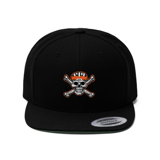 Skull Unisex Flat Bill Hat